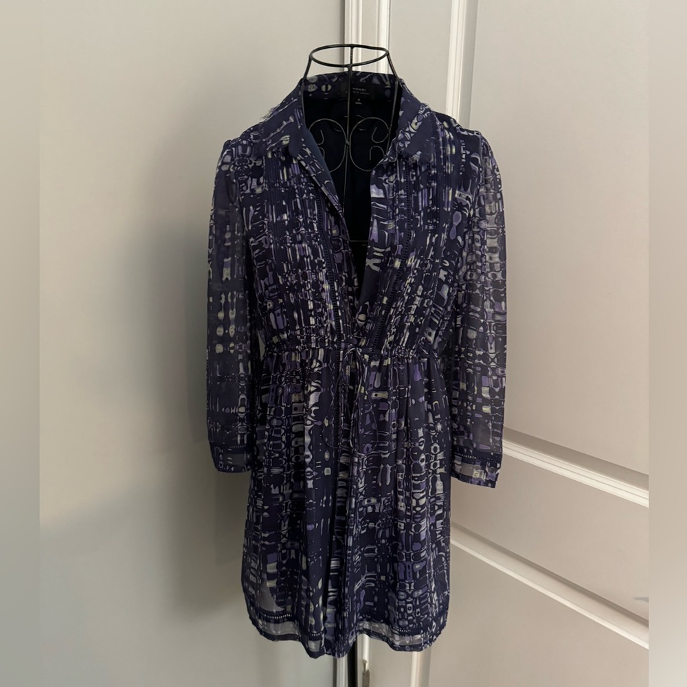 Tahari Arthur Levine Multicolored Printed Lightweight Jacket in Size 6